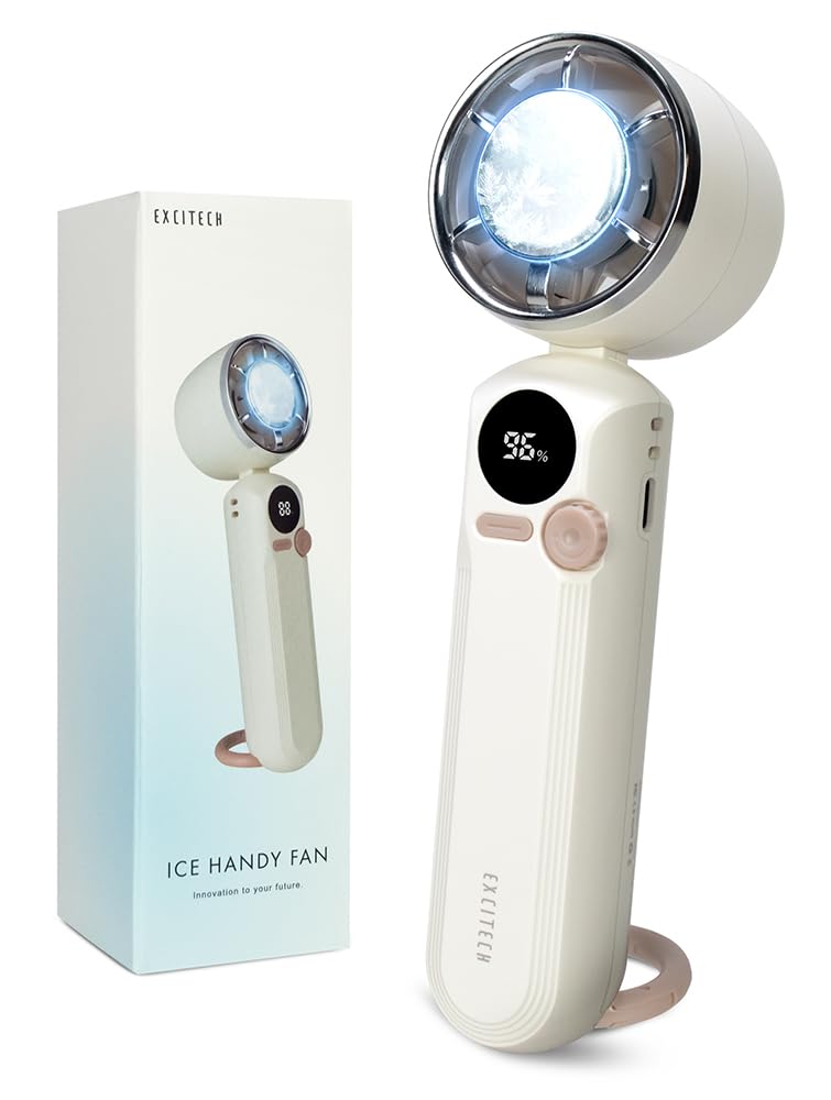 Amazon | Excitech ハンディファン【2025瞬間冷却プレート×100